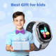 Дитячий годинник-телефон Mibro P6, 1.4", 240x280, GPS, 2MP, 900мА·год, 2АТM, сірий