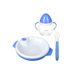 Набір посуду Nuvita, блакитний (NV1491Blue)