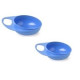 Тарілка Nuvita Easy Eating, глибока, синій, 2 шт. (NV8431Blue) | KIOSK для МАМ