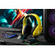 Гарнітура ігрова 2E GAMING HG340, mini-jack/dual 3.5мм, RGB, 2м, жовтий