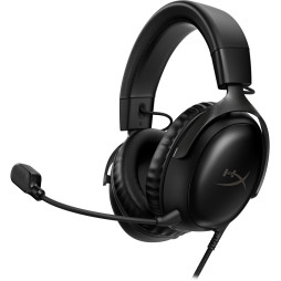 Гарнітура ігрова HyperX Cloud III, mini-jack/USB-A/USB-C, 1.2м/1.3м, чорний