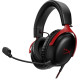 Гарнітура ігрова HyperX Cloud III, mini-jack/USB-A/USB-C, 1.2м/1.3м, чорно-червоний