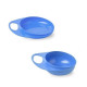 Набір тарілок Nuvita Easy Eating, синій, 2 шт. (NV8461Blue) | KIOSK для МАМ