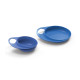 Набір тарілок Nuvita Easy Eating, синій, 2 шт. (NV8461Blue)
