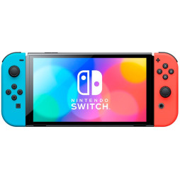 Nintendo Ігрова консоль Switch OLED (неоновий червоний/неоновий синій)