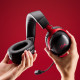 Гарнітура ігрова HyperX Cloud III S, WL/USB-A/USB-C, чорно-червоний, A59Z0AA
