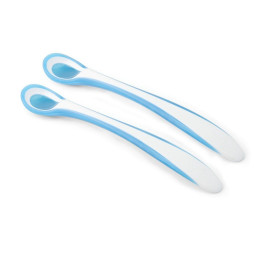 Набір термоложок Nuvita Easy Eating, блакитний, 2 шт. (NV8485Blue)