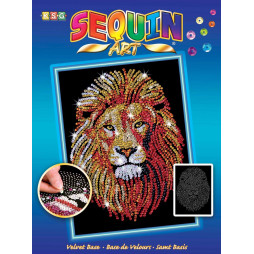 Набір для творчості Sequin Art Blue Лев 25*34см