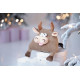 М'яка іграшка Same Toy Корова/Бик 16см, коричневий