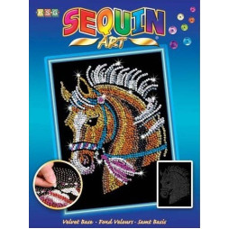 Набір для творчості Sequin Art Blue Кінь 25*34см