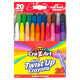 Cra-Z-Art Кольорові олівці Mini Twist Up, 20шт