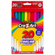 Маркери легкозмивні Cra-Z-Art тонкі кінчики, 20шт