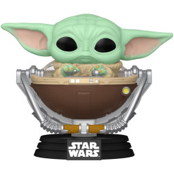 Фігурка Funko POP Star Wars: Mandalorian & Grogu - Grogu in Pram, 889698904513