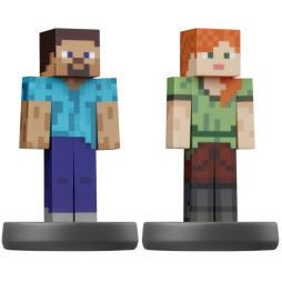 Фігурка Amiibo Minecraft Steve and Alex