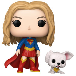 Фігурка Funko POP Movies: Supergirl - Supregirl w/puppy Krypto, 889698908016