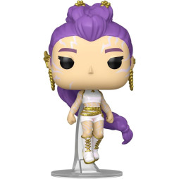 Фігурка Funko POP Animation: KPOP Demon Hunters - Rumi w/chase (glow), 889698958080