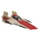 Star Wars Ігрова колекційна фігурка Small Vehicle Транспорт та фігурка A-Wing 7.5см, арт.erc1-SWJ0079 