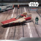 Star Wars Ігрова колекційна фігурка Small Vehicle Транспорт та фігурка A-Wing 7.5см, арт.erc1-SWJ0079 