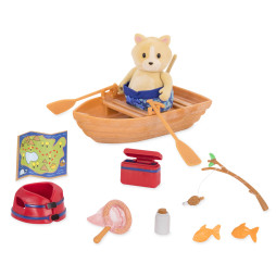 Ігровий набір з фігуркою Li'l Woodzeez Риболовля, WZ6536Z