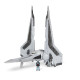 Star Wars Ігрова колекційна фігурка Medium Vehicle Транспорт та фігурка Kom'rk-Class Mandalorian Starfighter 12.5см | KIOSK для МАМ