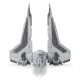 Star Wars Ігрова колекційна фігурка Medium Vehicle Транспорт та фігурка Kom'rk-Class Mandalorian Starfighter 12.5см, арт.erc1-SWJ0019 