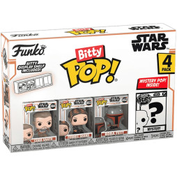 Набір подарунковий Funko POP (Bitty): Mandalorian 4PK - Marshal, 75453