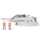 Star Wars Ігрова колекційна фігурка Medium Vehicle Транспорт та фігурка Snowspeeder (Luke Skywalker) 12.5см | KIOSK для МАМ