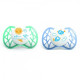 Силіконова симетрична пустушка Nuvita Air, 0-3 міс., 2 шт. (NV7061Boy), арт.erc1-NV7061Boy 
