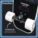 Скейтборд Yvolution Dynamo Cruiser LED 76см, синій, арт.erc1-YS52B2 