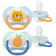 Пустушка Avent Ultra Air, 0-6 міс., 2шт, дизайн для хлопчиків. | KIOSK для МАМ