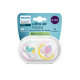 Пустушка Avent Ultra Air, 0-6 міс., 2шт, дизайн для дівчат., арт.erc1-SCF080/24 
