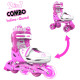Роликові ковзани Neon Combo, розмір 34-37, рожевий | KIOSK для МАМ