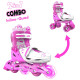 Роликові ковзани Neon Combo, розмір 30-33, рожевий | KIOSK для МАМ