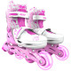 Роликові ковзани Neon Inline, розмір 34-37, рожевий | KIOSK для МАМ