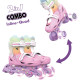 Роликові ковзани Neon Combo, розмір 30-33, веселка | KIOSK для МАМ
