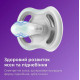 Пустушка Avent Ultra Air Нічна, 0-6 міс., 2шт, дизайн нейтральний, арт.erc1-SCF376/18 