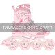 Роликові коньки 2E Lumi, розмір 33-36, Розовий, LSW-HA33-PINK | KIOSK для МАМ