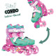 Роликові ковзани Neon Combo, розмір 34-37, квіти | KIOSK для МАМ