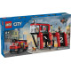 Конструктор LEGO City Пожежне депо з пожежною машиною, 60414 | Купити у Києві в KIOSK для МАМ