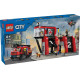 Конструктор LEGO City Пожежне депо з пожежною машиною, 60414