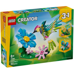 Конструктор LEGO Creator Дикі тварини: яскравий колібрі, 31384