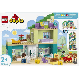 Конструктор LEGO DUPLO Town Сучасний родинний будинок із фігурками, 10470