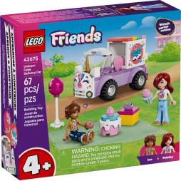 Конструктор LEGO Friends Автомобіль для доставки тортів з єдинорогами, 42675