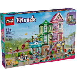 Конструктор LEGO Friends Хартлейк-Сіті. Квартири і крамниці, 42670