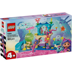 Конструктор LEGO Gabby's Dollhouse Акваріумні пригоди русалоньки Ґаббі, 11204