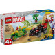 Конструктор LEGO Spidey Перегони на електромобілях з динозаврами, 11198
