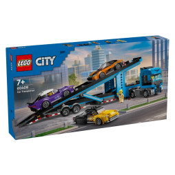 LEGO Конструктор City Вантажівка-транспортер зі спортивними авто, (60408)