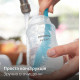 Набір пляшка для годування Avent Natural 125 мл, природній потік + Пустушка Ulta Air 0-6м, арт.erc1-SCD837/10 