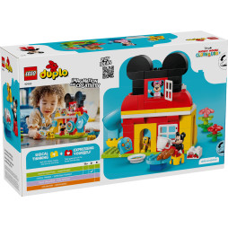 Конструктор LEGO DUPLO Disney Міккі Маус: Клубний будинок з Мінні та Плуто, 10465