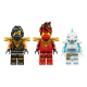 Конструктор LEGO Ninjago Комбіновані транспортні засоби Кая та Коула, 71864
